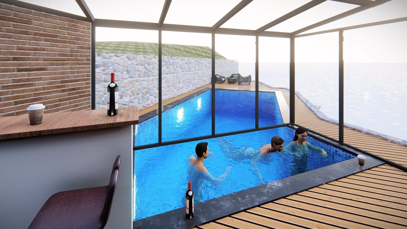 Villa me pishinë