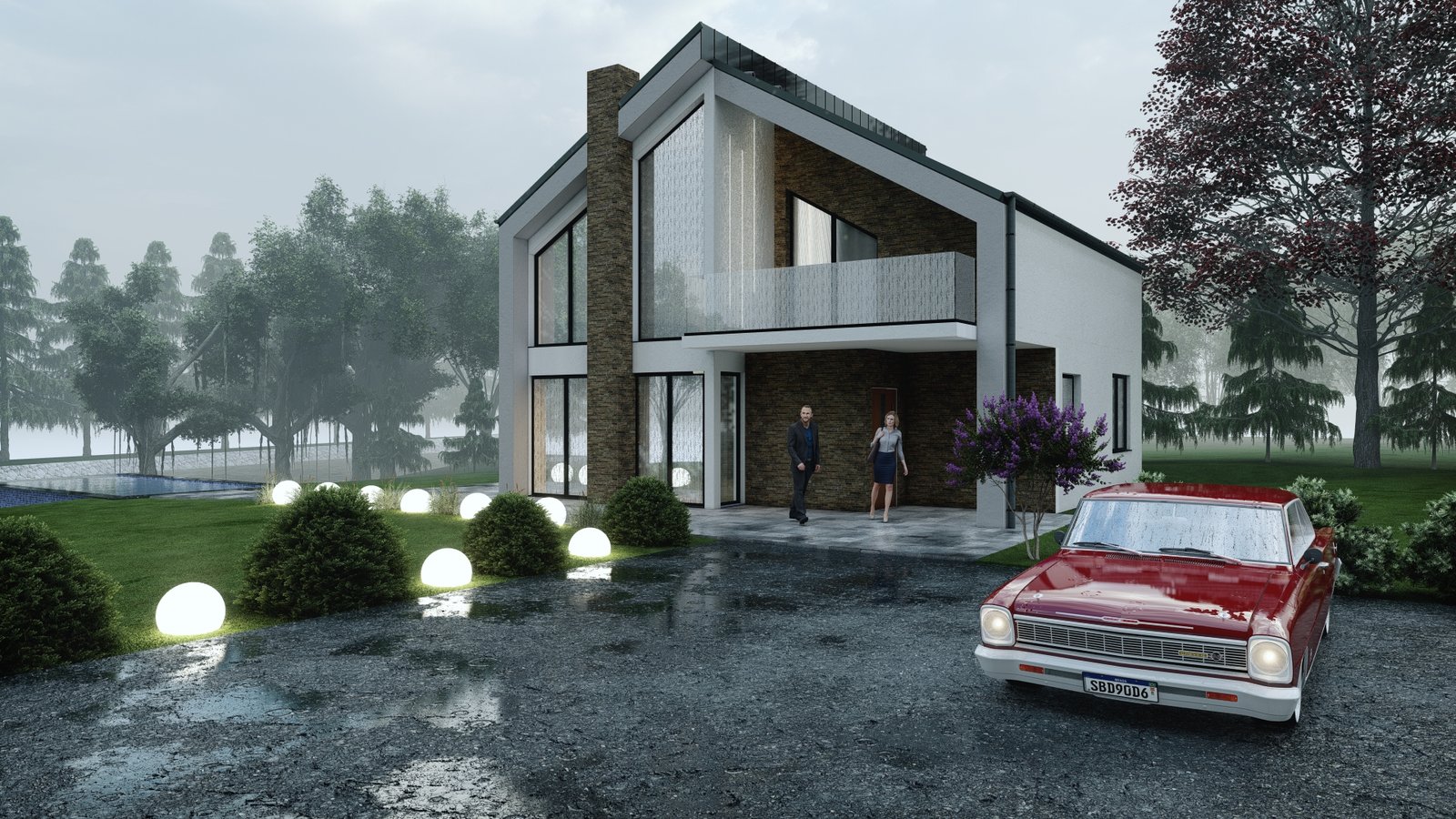 Villa malore